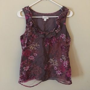 Floral Ann Taylor Tank